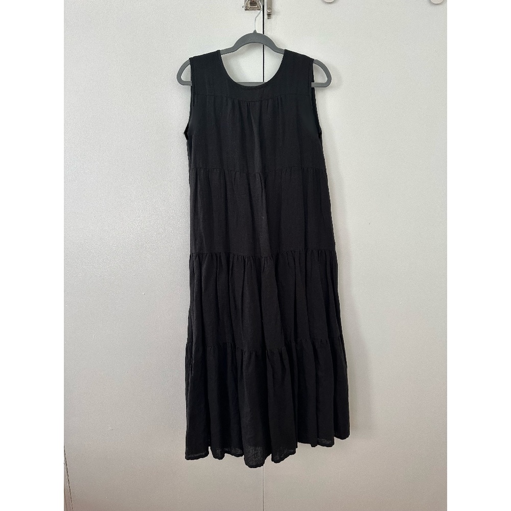Tribe Alive Tiered Maxi Dress - Black